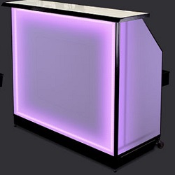 Portable LED light up bar