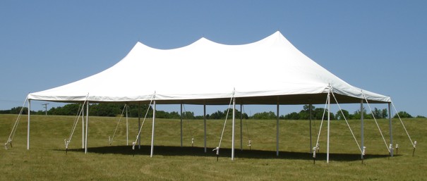 20' Wide Rope and Pole Tents