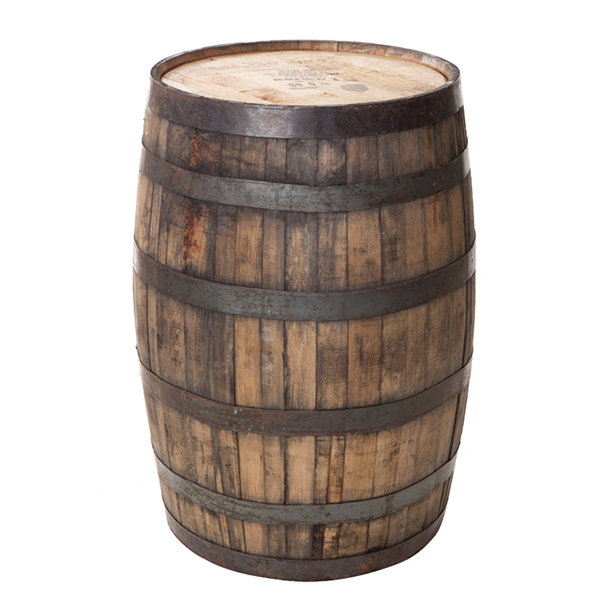 Rustic wine barrel